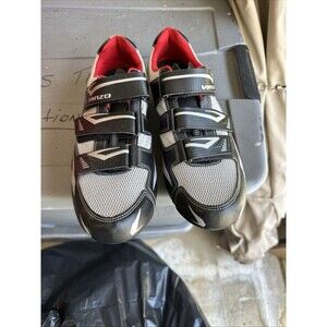 Venzo MX Bicycle Men's Road Cycling Riding Shoes 3 Strap Size Men's 12